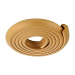 Corners protection strip, length 2 m, tables, baby's room, light brown ( tree ) color, 2.0 cm